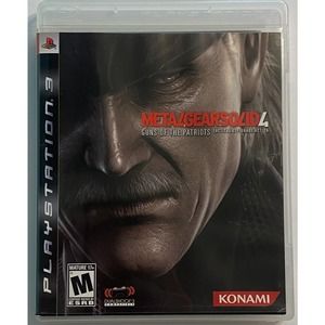 Metal Gear Solid 4: Guns of the Patriots - Sony PlayStation 3 PS3 with Manual